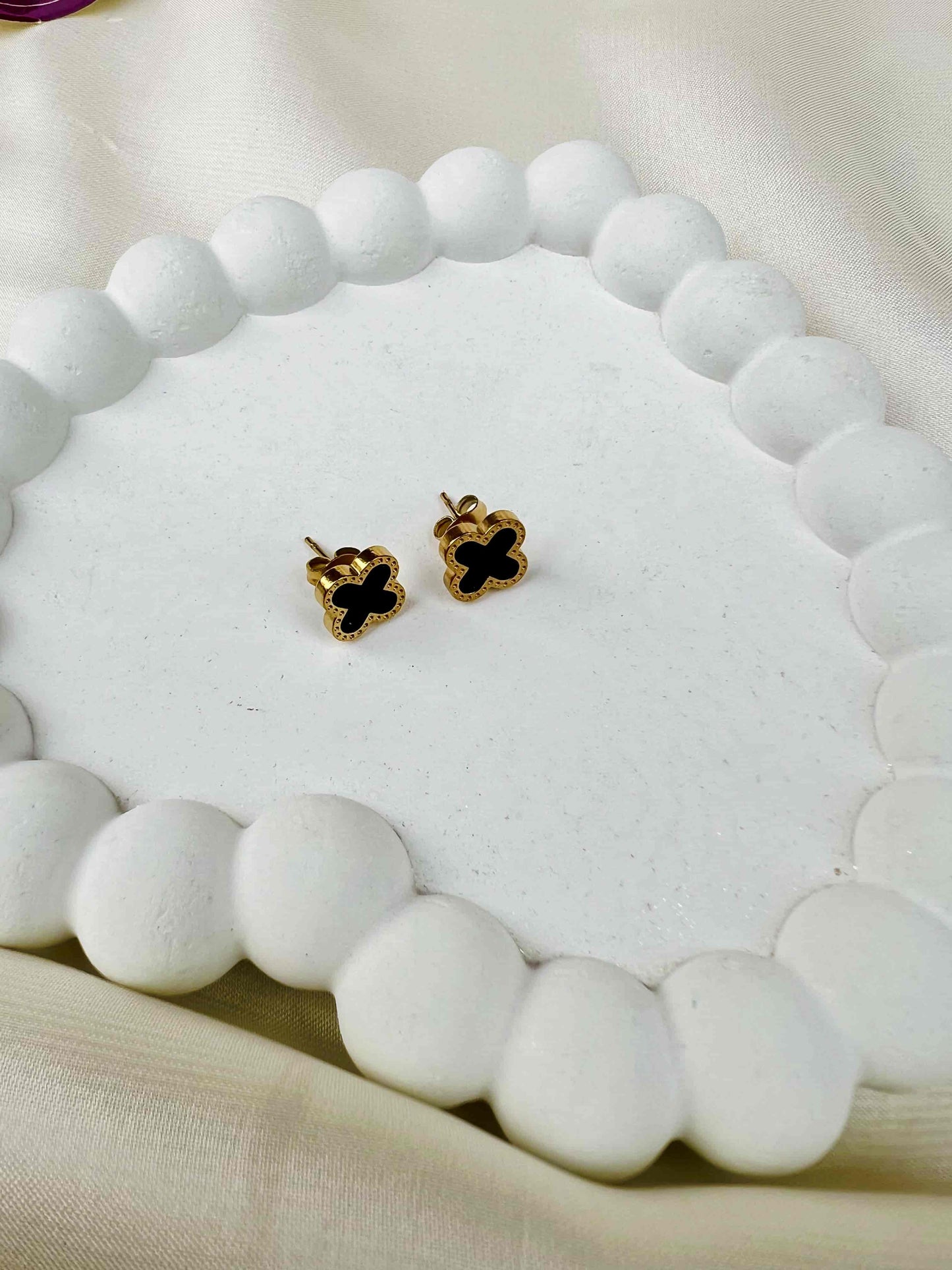 Clover Flower EarStud