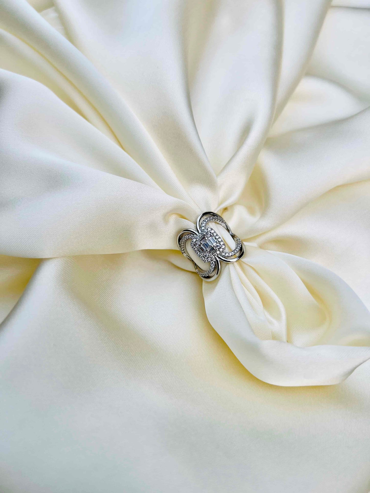 White Zircon Rings