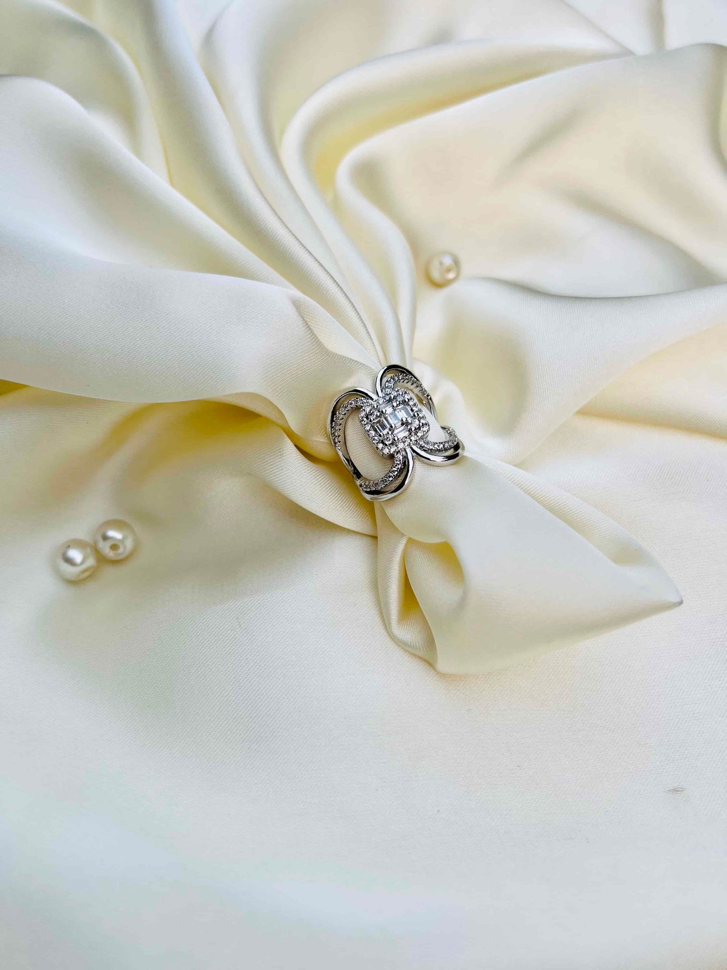 White Zircon Rings