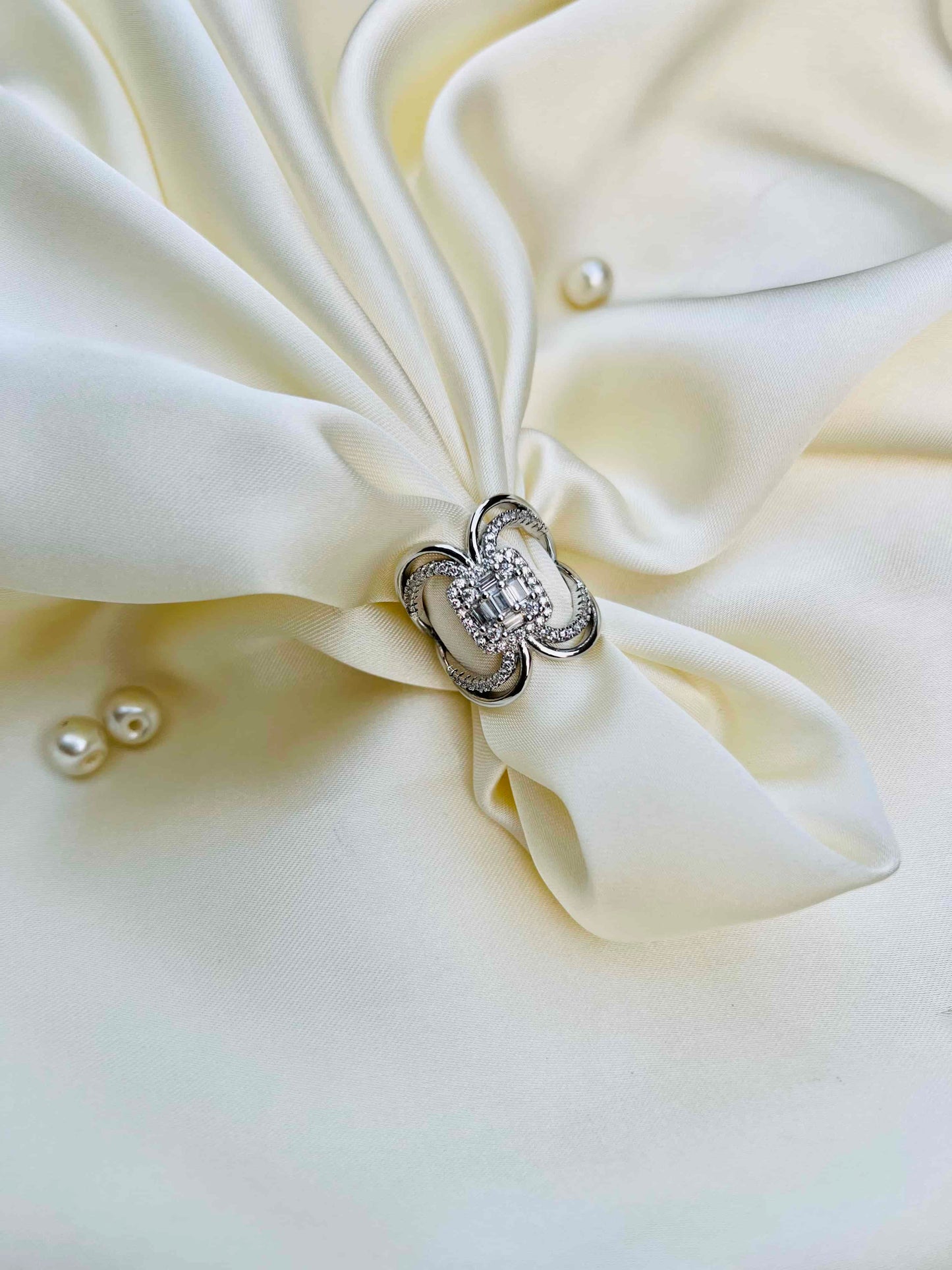 White Zircon Rings