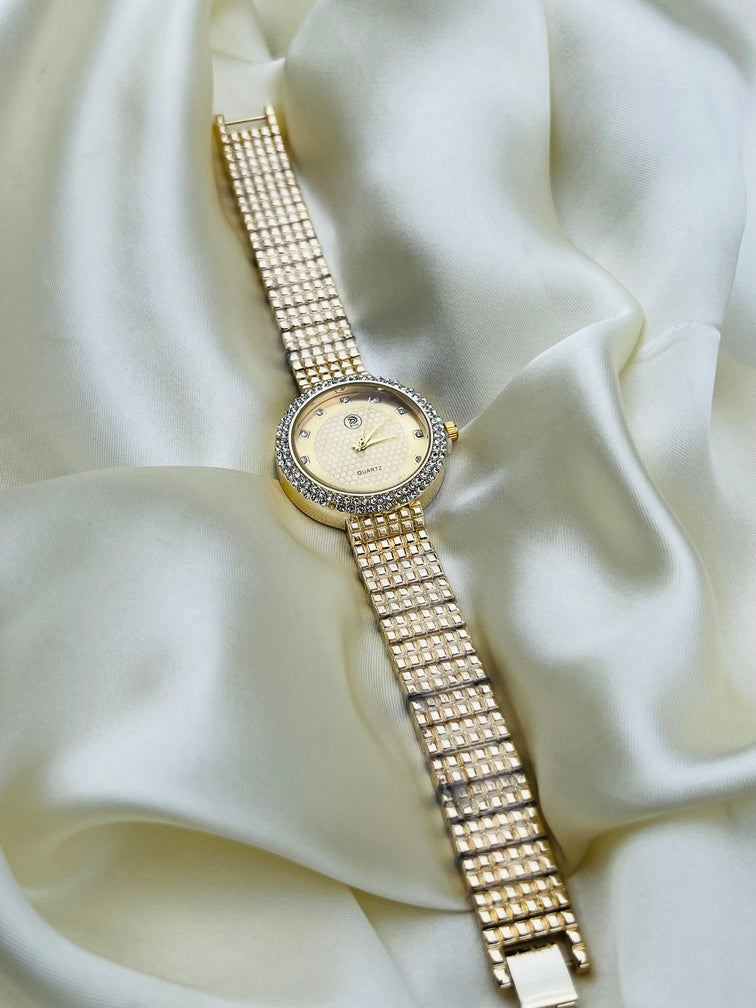 Fancy Crystal Ladies Watch