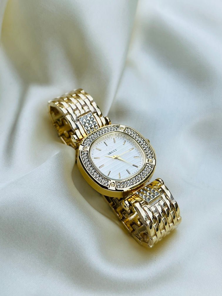 Luxury Crystal Stone Ladies Watch