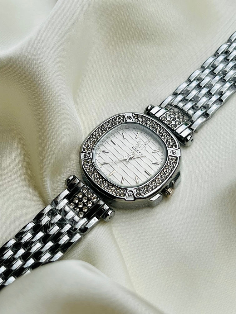 Luxury Crystal Stone Ladies Watch