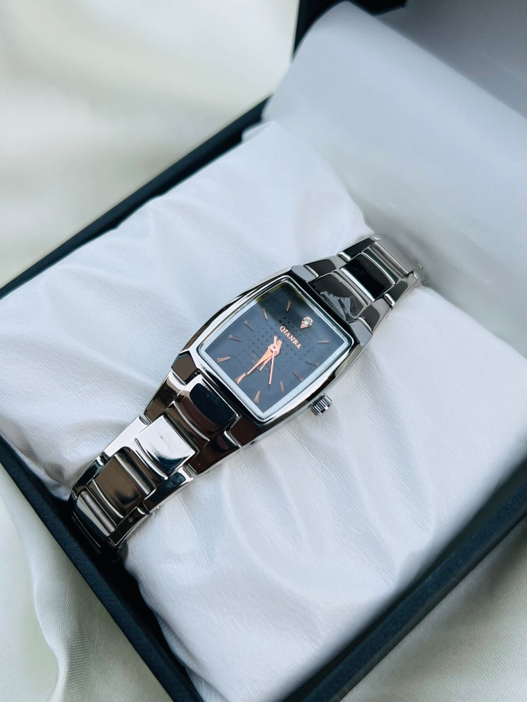 Luxury Silver Ladies Watch