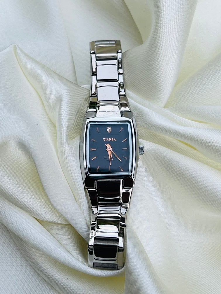 Luxury Silver Ladies Watch