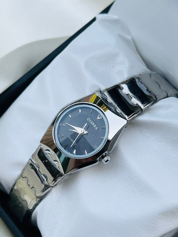 Trendy Silver Ladies Watch