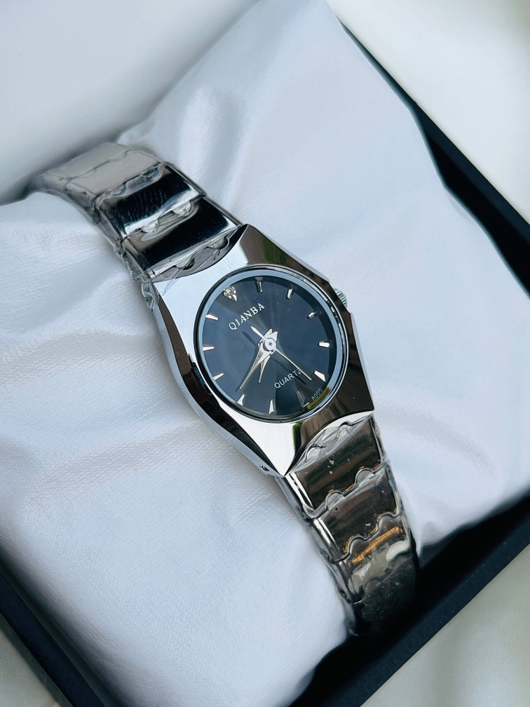 Trendy Silver Ladies Watch