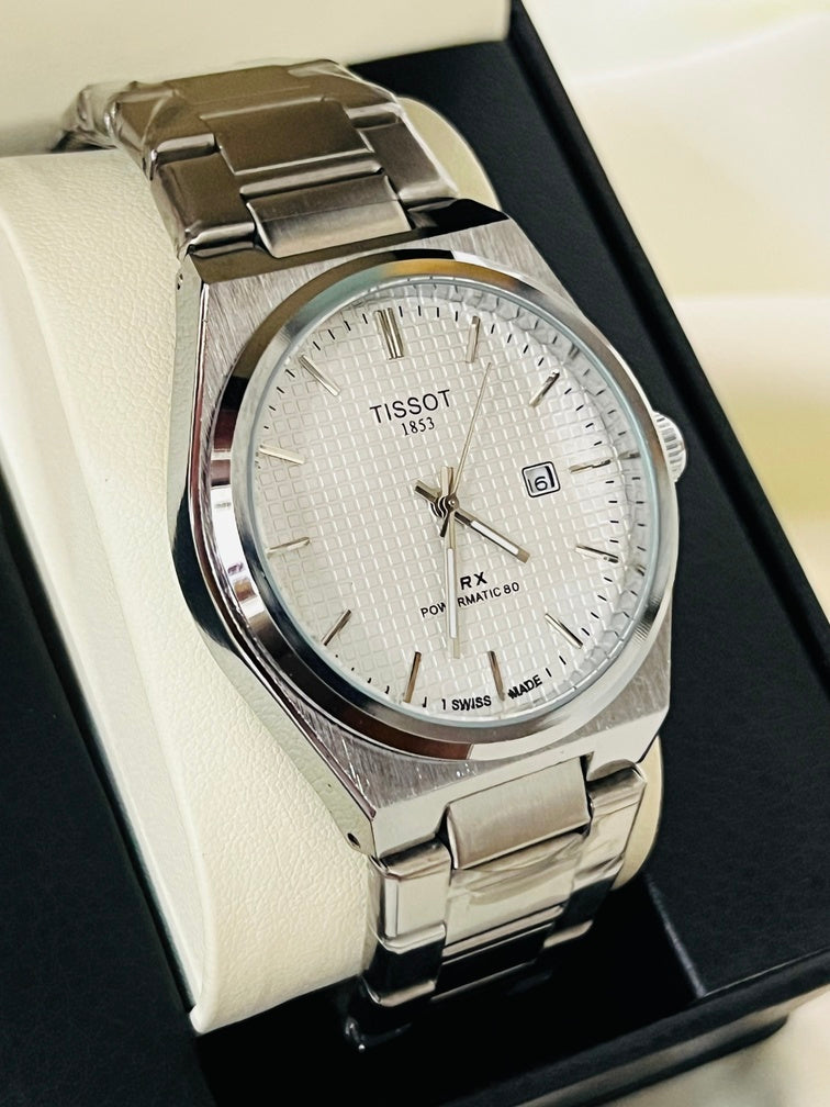 Luxury Silver PRX 1853 Men's Watch