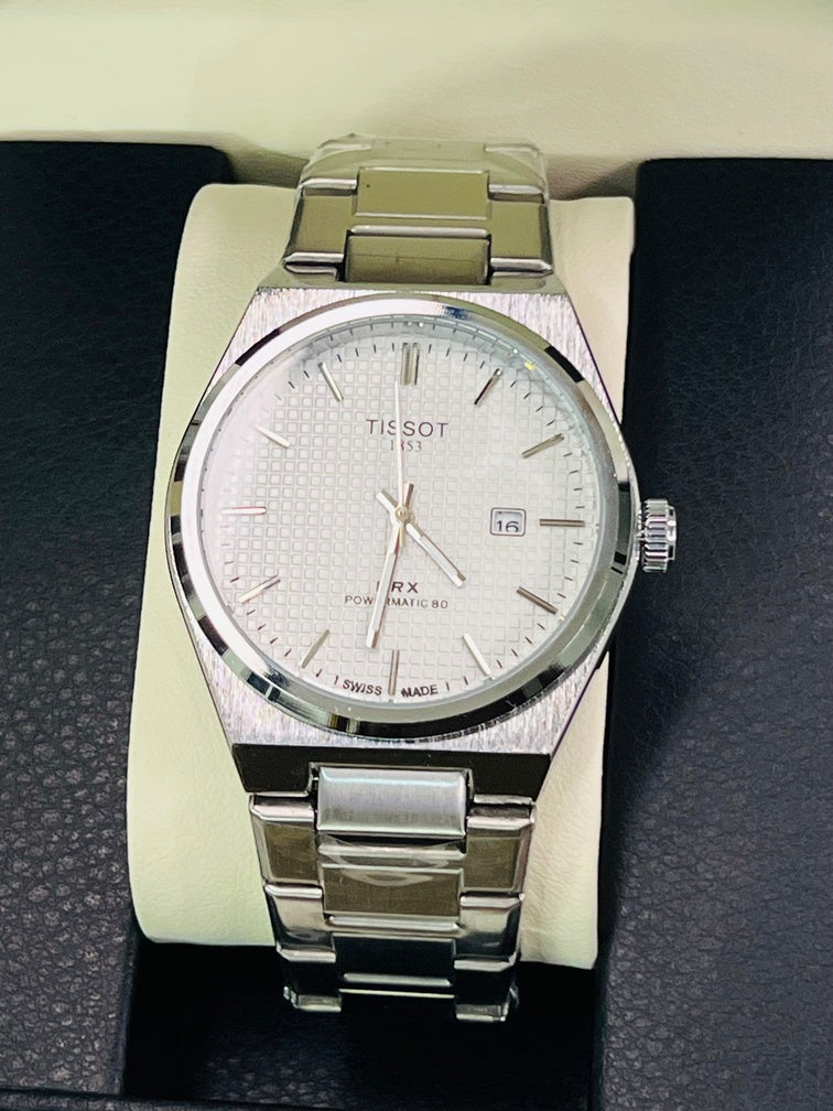 Luxury Silver PRX 1853 Men's Watch