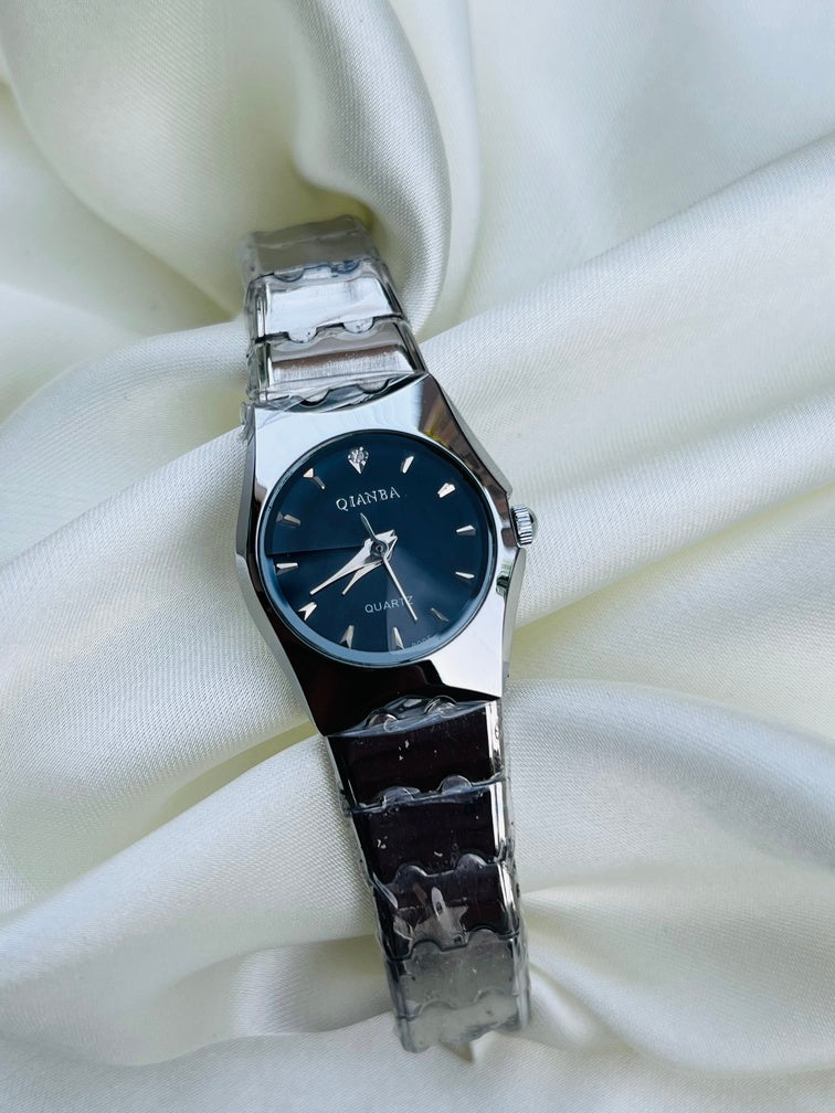 Trendy Silver Ladies Watch