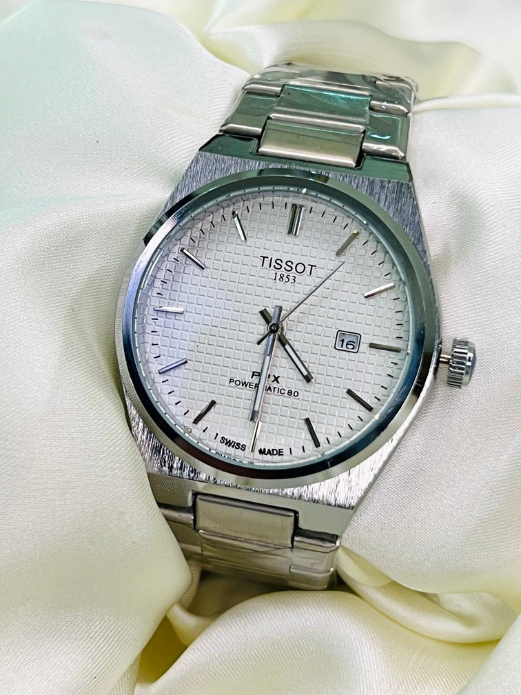 Luxury Silver PRX 1853 Men's Watch