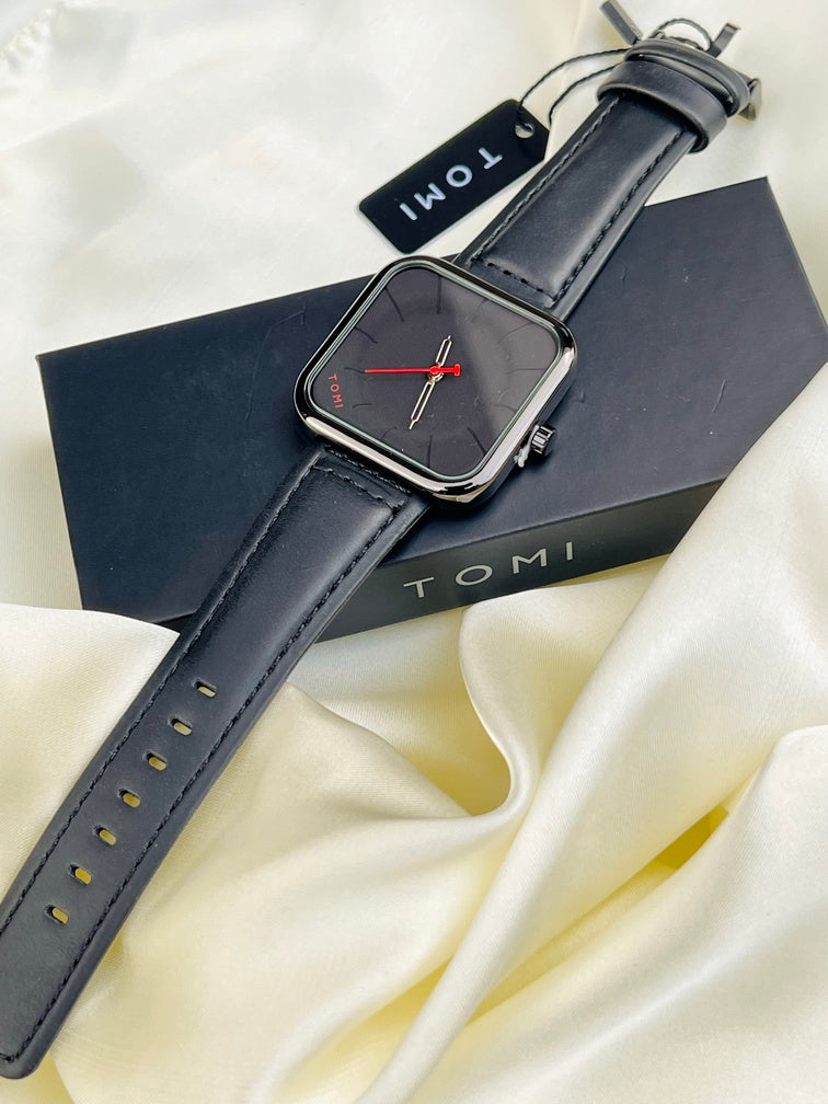 Luxury Leather Strap Men's Watch