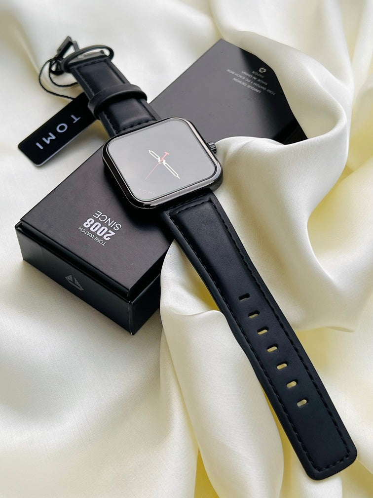 Luxury Leather Strap Men's Watch