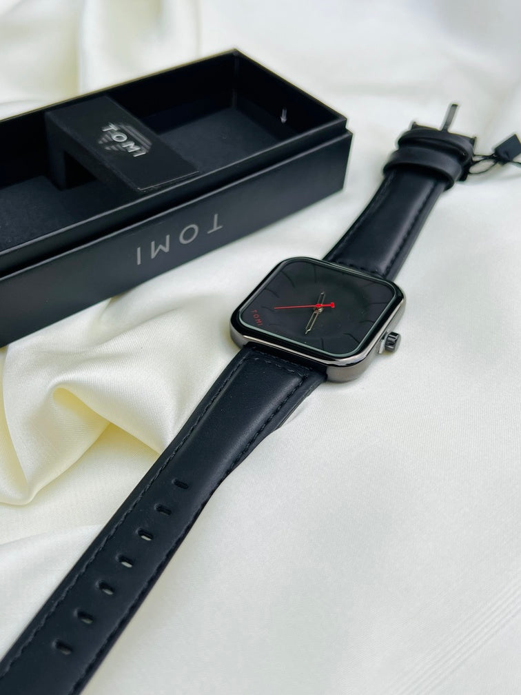 Luxury Leather Strap Men's Watch