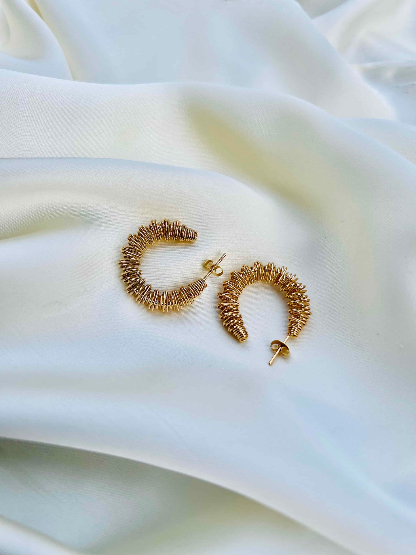Luxury Spiral Spring Ear Hoops
