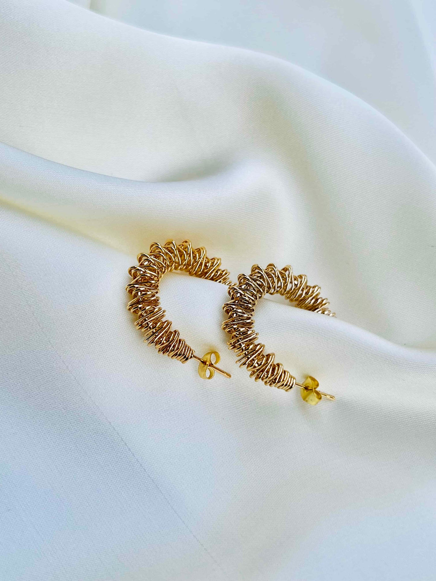 Luxury Spiral Spring Ear Hoops