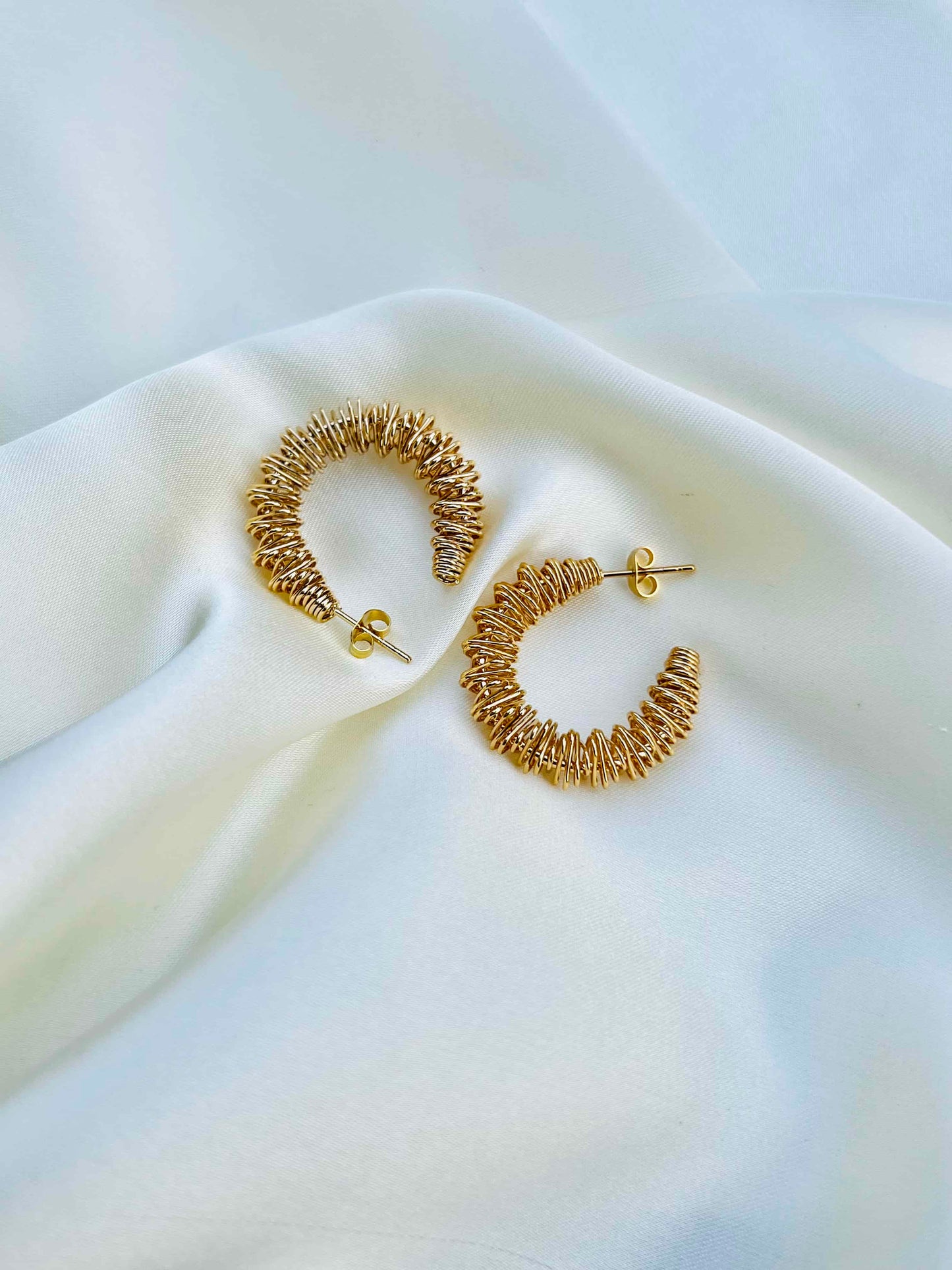 Luxury Spiral Spring Ear Hoops