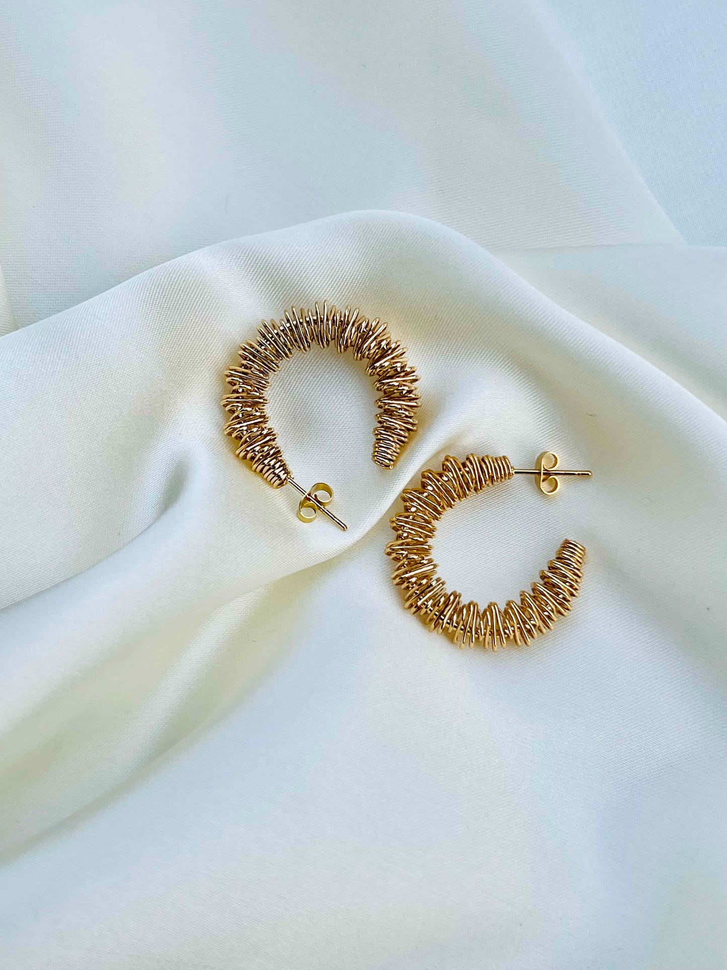 Luxury Spiral Spring Ear Hoops