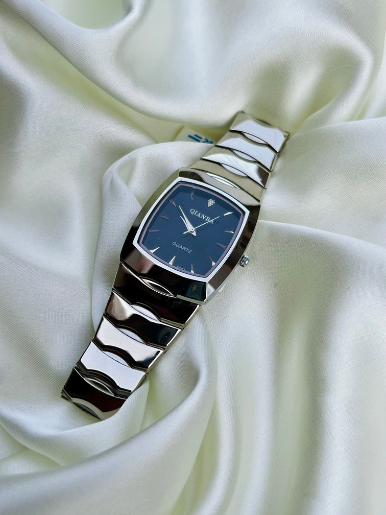 Trendy Vintage Silver Men's Watch