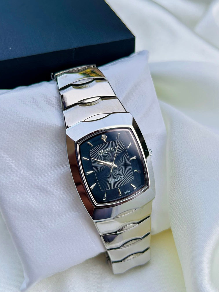 Trendy Vintage Silver Men's Watch
