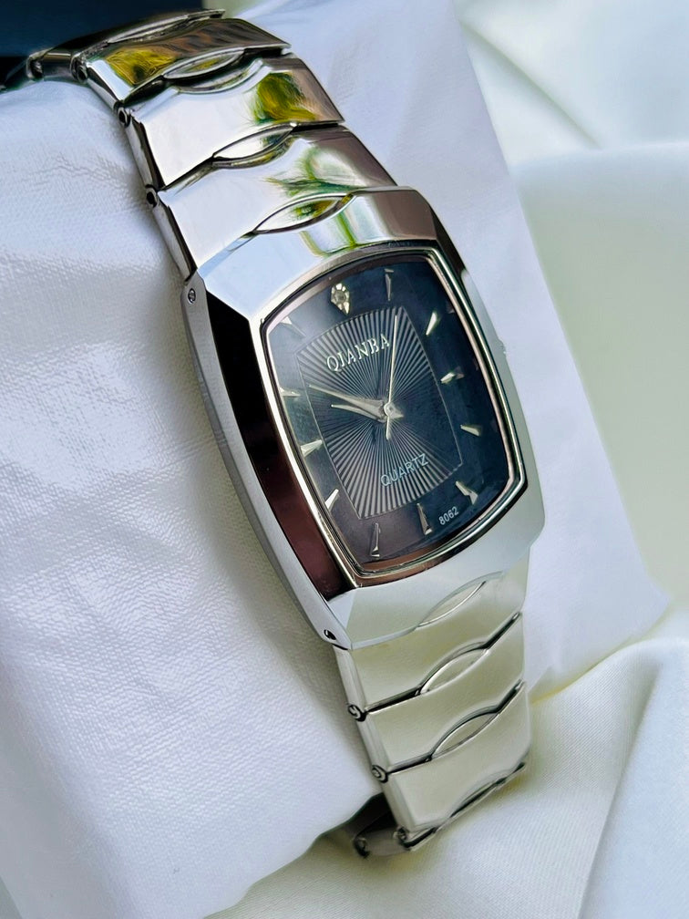Trendy Vintage Silver Men's Watch