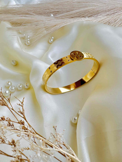 Luxury Enamel Numeral Bangle
