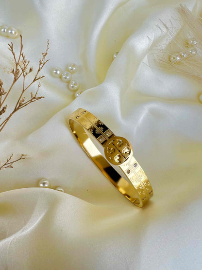 Luxury Enamel Numeral Bangle