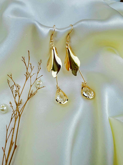 925 Sterling Gold Earring