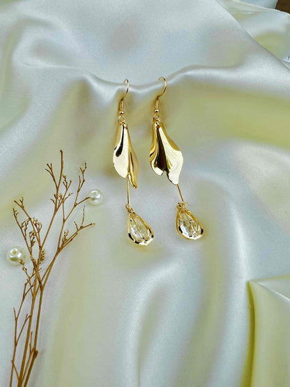 925 Sterling Gold Earring