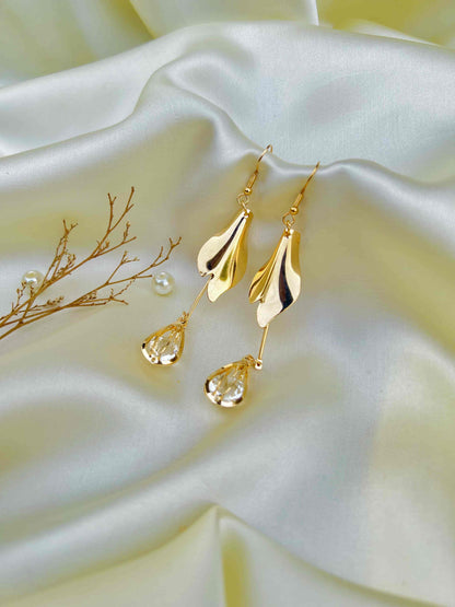 925 Sterling Gold Earring