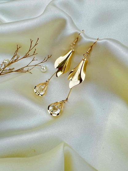 925 Sterling Gold Earring