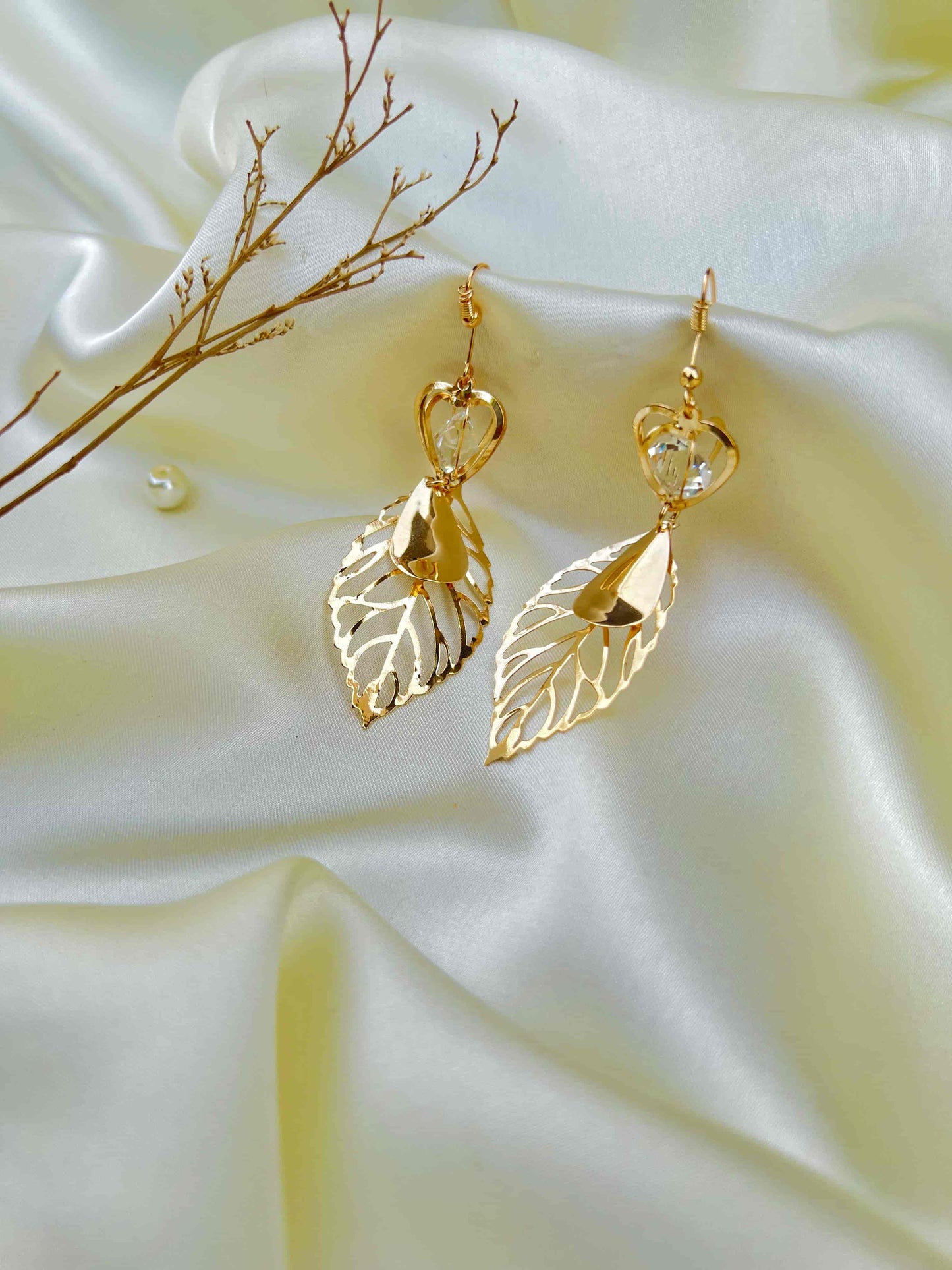 Vintage Leaves Earring