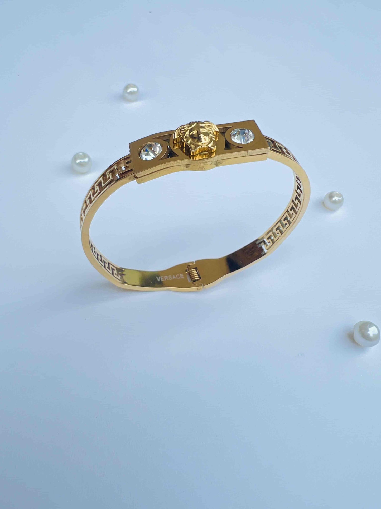 PVD plated Zircon Bangle