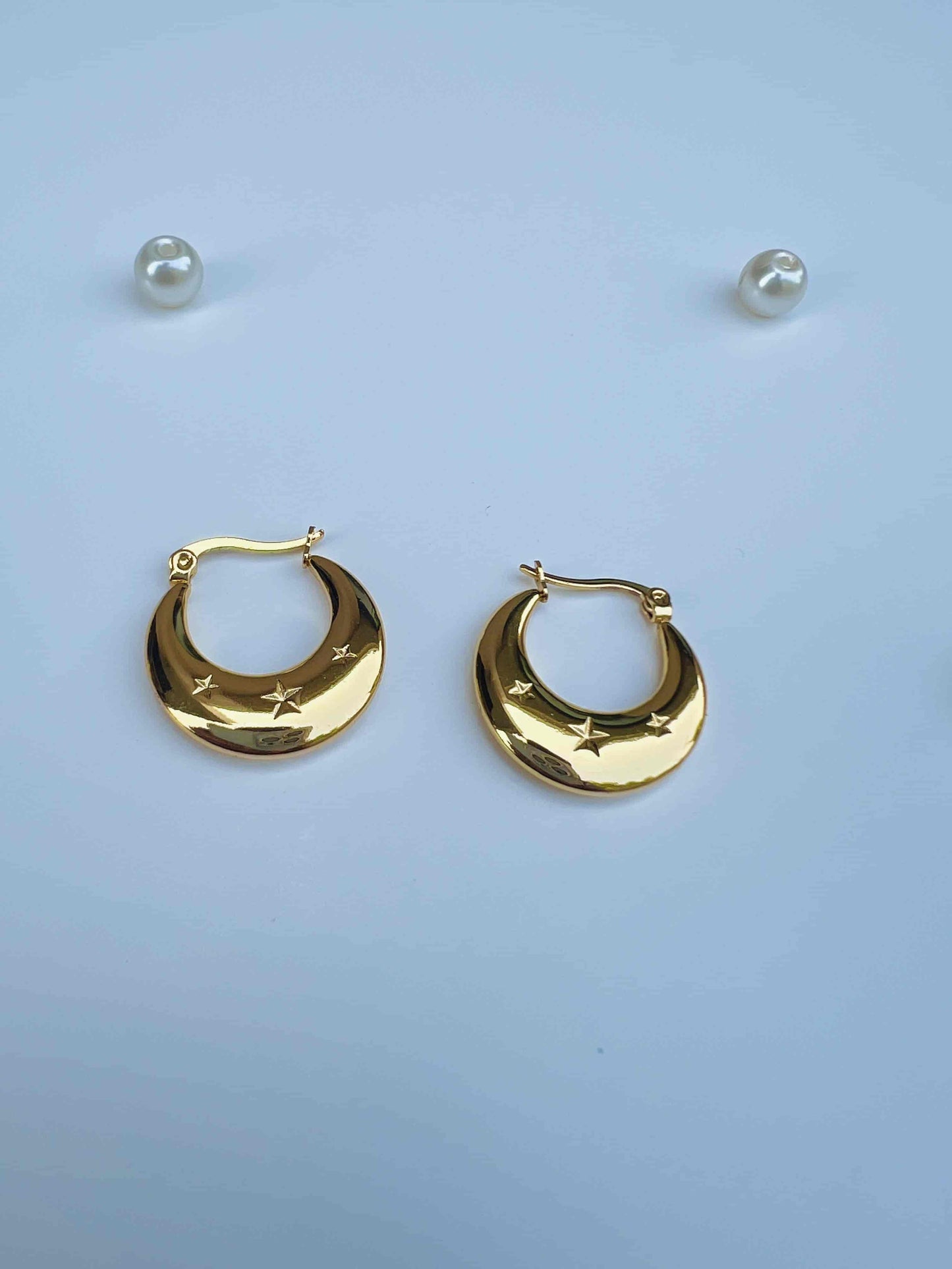 Luxury Stainless steel Hoops