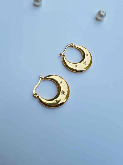 Luxury Stainless steel Hoops