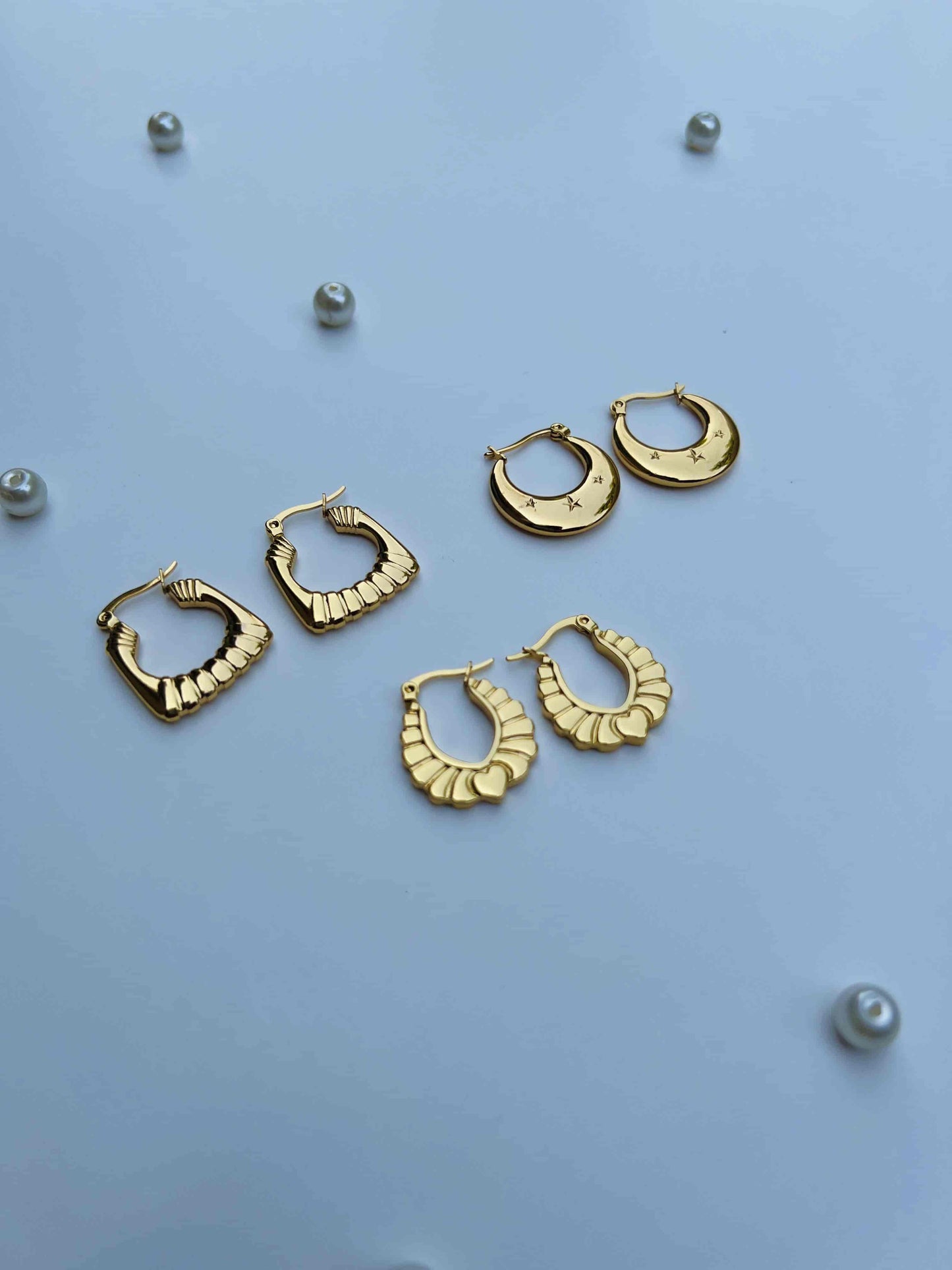 Luxury Vintage Chunky Hoops
