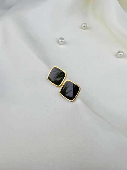 Square Enamel Earstud