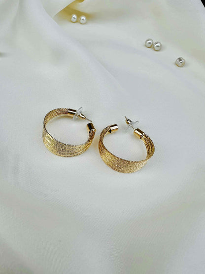 Chunky Golden Ear Hoops