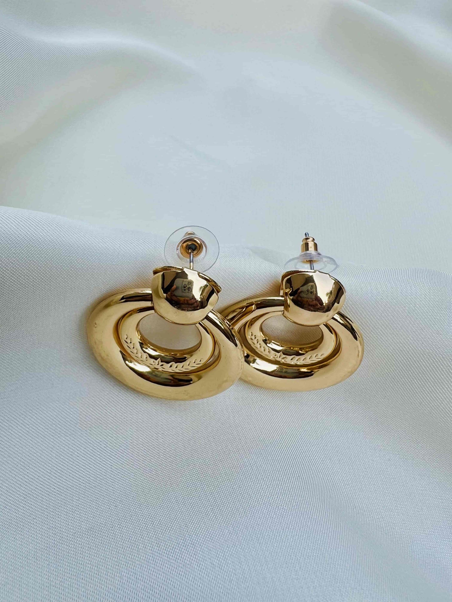 Vintage Gold Plated Earring