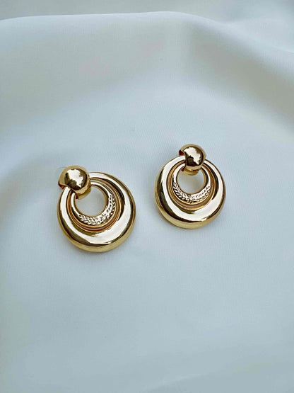 Vintage Gold Plated Earring