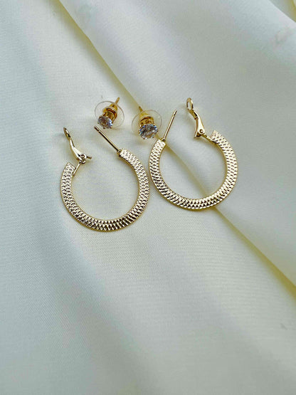 Gold Plated Ear Hoop