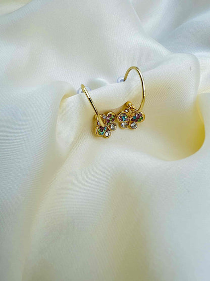 Gold Butterfly Earring