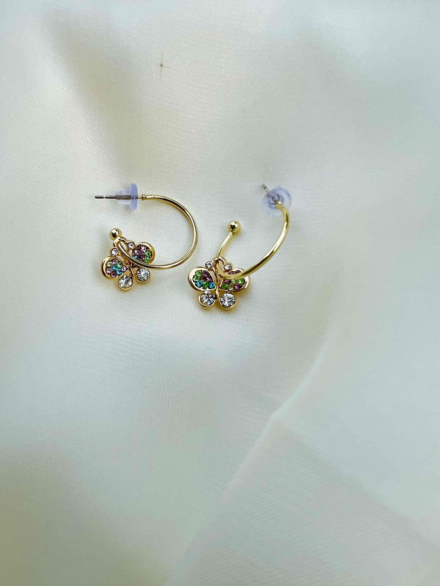 Gold Butterfly Earring