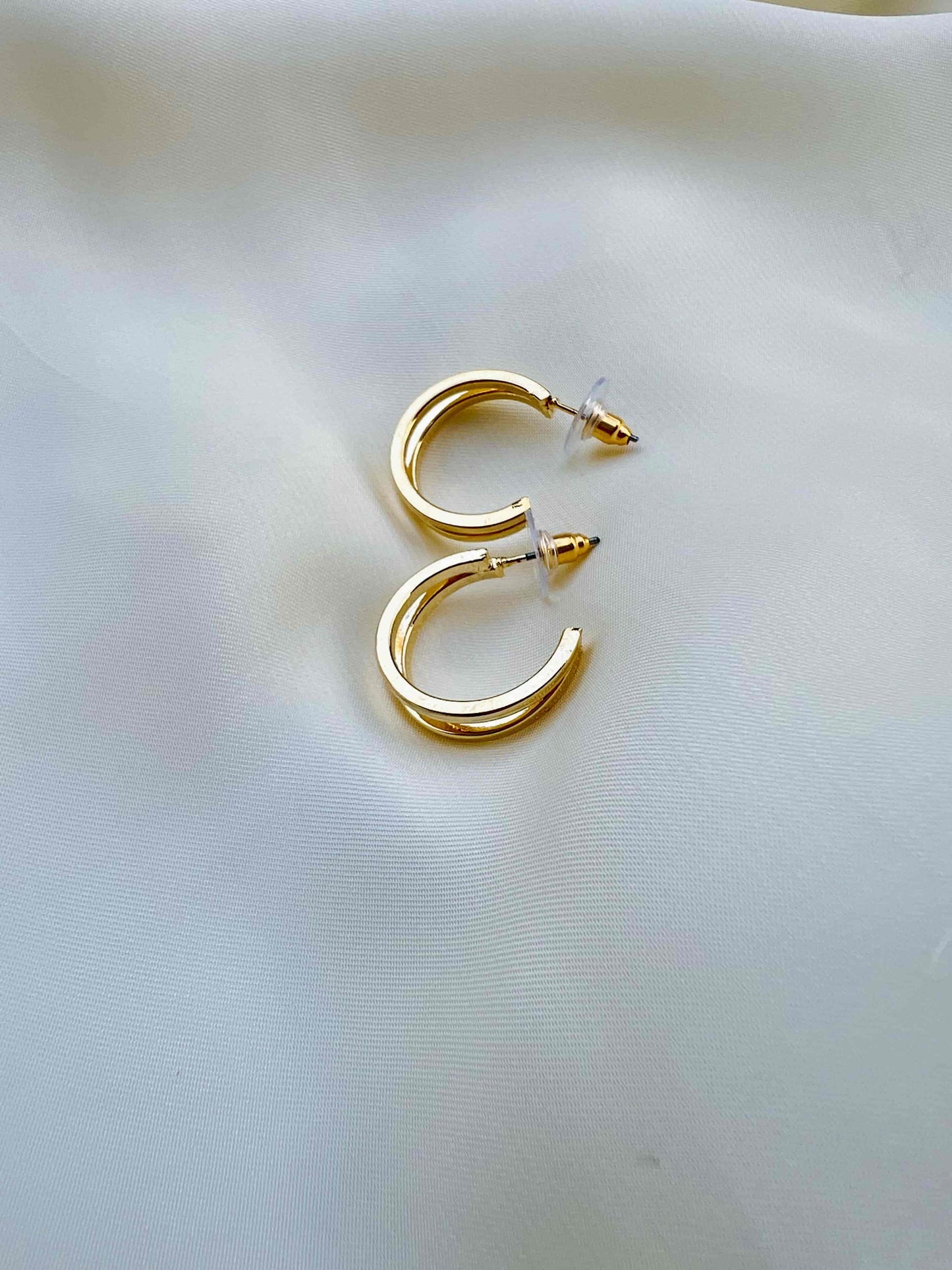 Elegant Spiral Ear Hoops