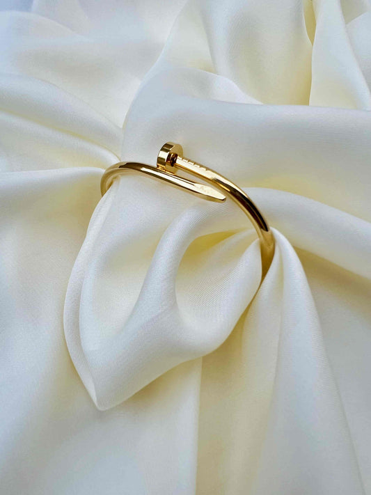 Cartier Gold Nail Bangle