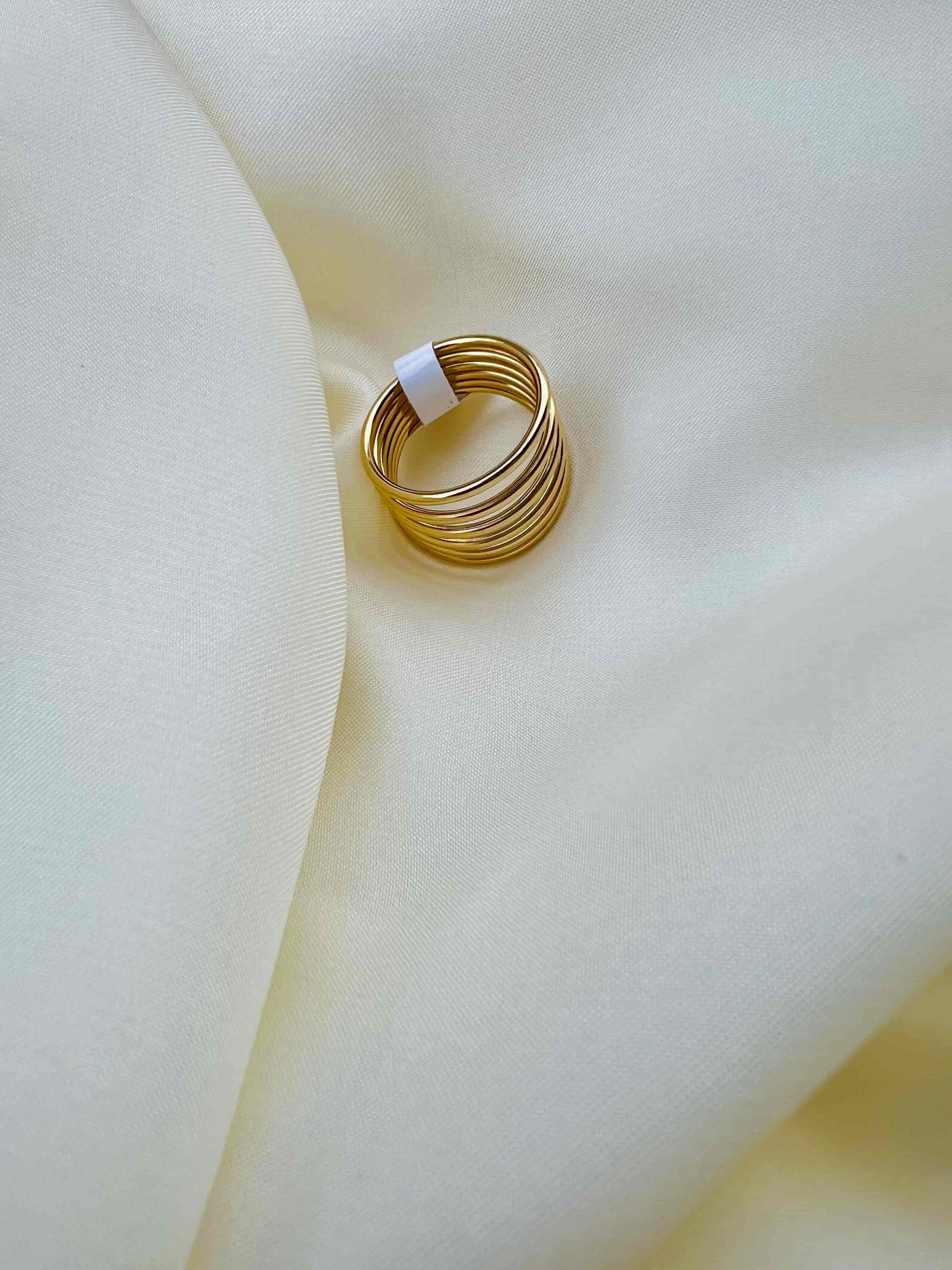 Gold Plated Spiral Rings