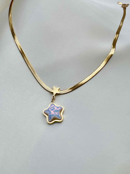 Korean Geometric Star Pendant