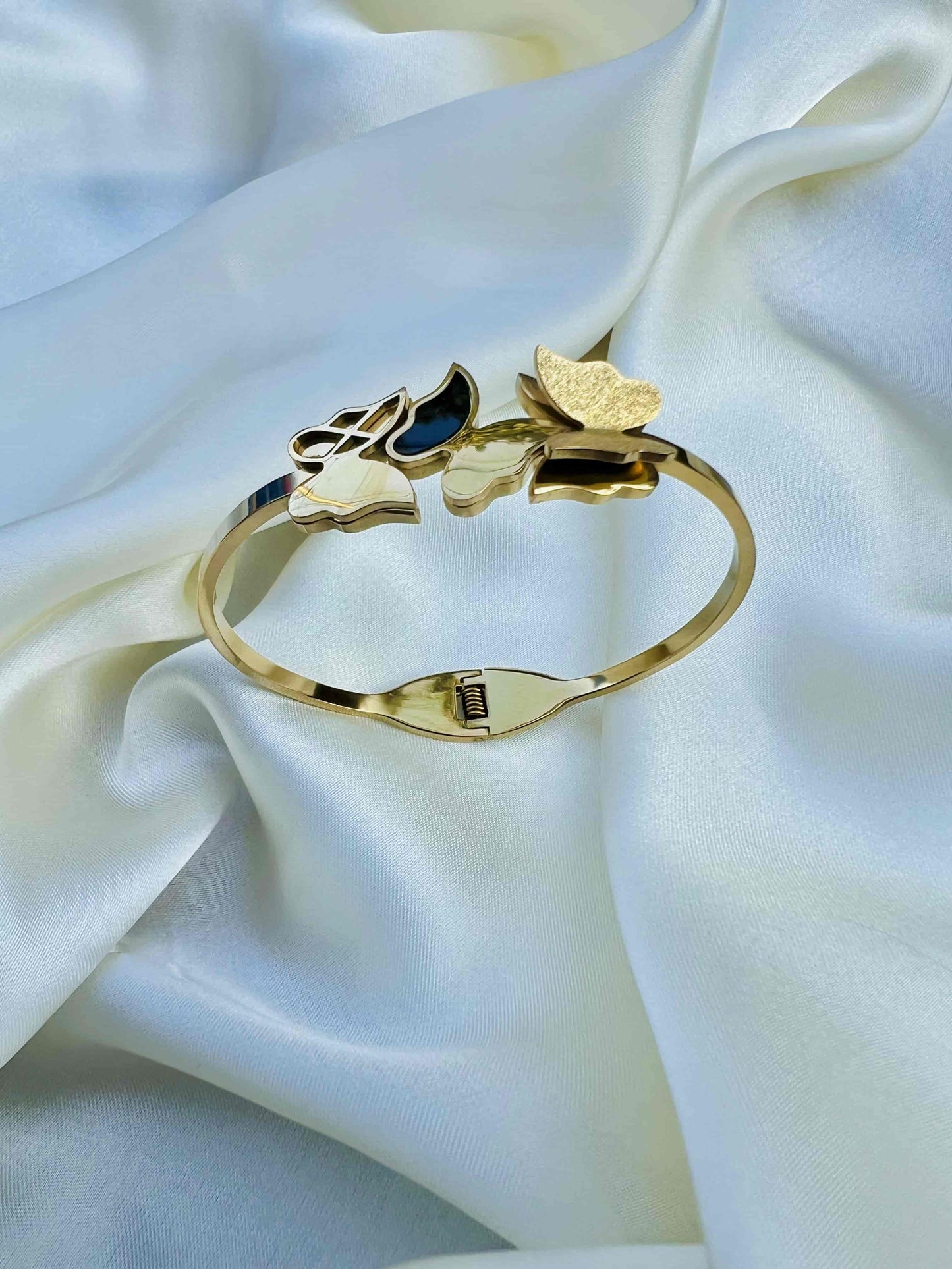 Butterfly Gold Plated Bangle