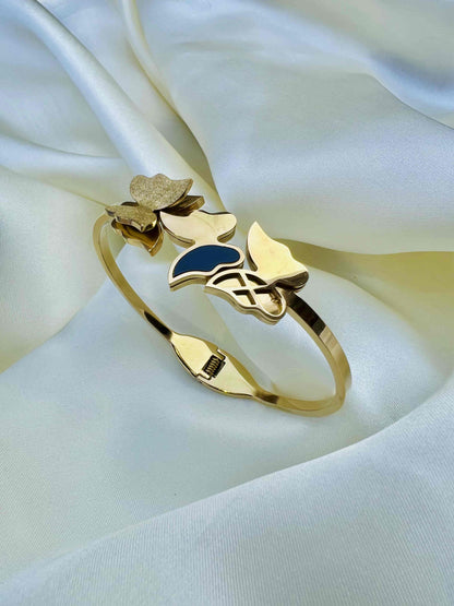 Butterfly Gold Plated Bangle