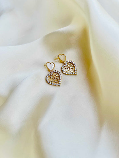 Trendy Heart Earring